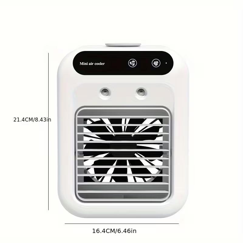 Rechargeable USB Desktop Air Cooler Portable Personal Cooling Fan Mini Desk Fan