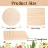 Wooden Non-Slip Cup Mat Round Pad Durable Coaster Tea Coffee Mug Drinks Holder Table Decor DIY Tableware Insulation Placemats