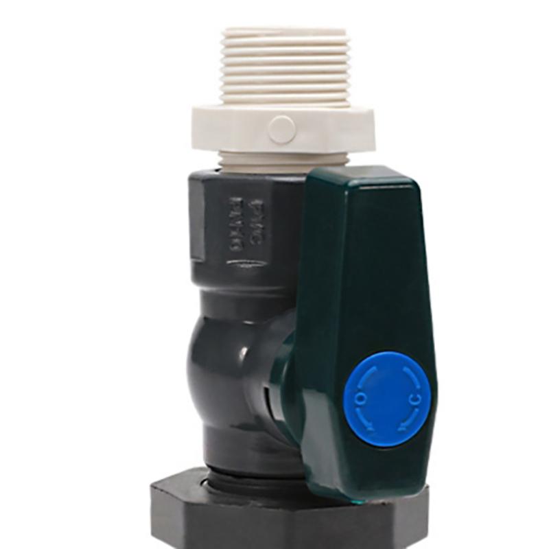 Pvc Rain Barrel Diverter Kit 3/4 Inch Rain Barrel Valve Rain Barrel Spigot Kit With Bulkhead Fitting Adapter