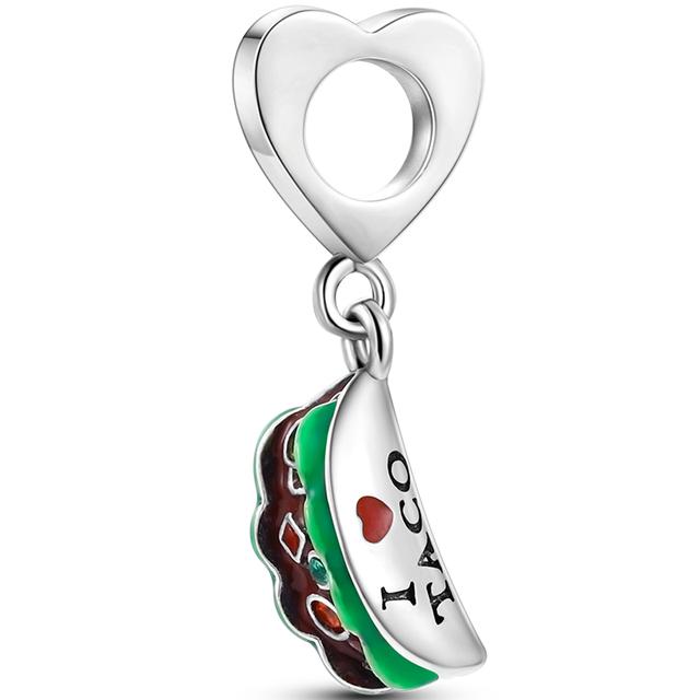 925 Silver Heart Silver Series Pendant Charm Beads Fit Original Bracelet Necklace For Women Diy Making Jewelry Gift