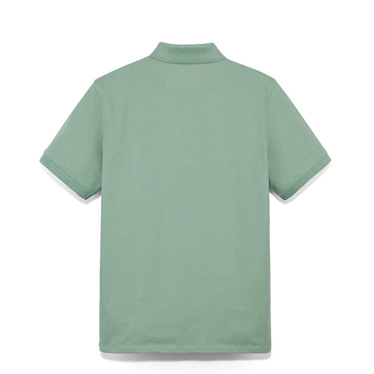 Timberland Short Sleeve Casual Business Breathable Polo Shirt Men tops Green-Bay A6943EC6
