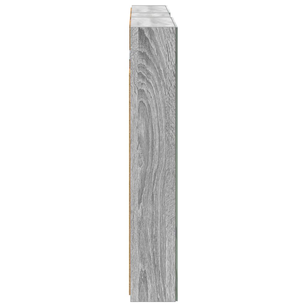 Bathroom Cabinet Set 3 Pcs 100 X 10.5 X 60.5 Cm Engineered Wood