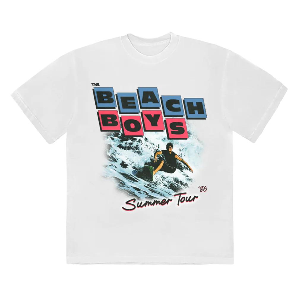 Vtg The Beach Boys Summer Tour 86 Cotton White All Size Shirt For Men TR231 Unisex T-Shirt M