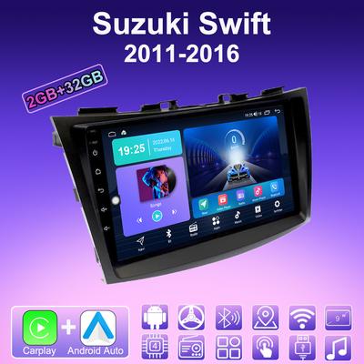 2 DIN Android Carplay Car Radio For Suzuki Swift 2011-2016 Multimedia Player Head Unit Stereo GPS Navigation BT WIFI 2+32GB