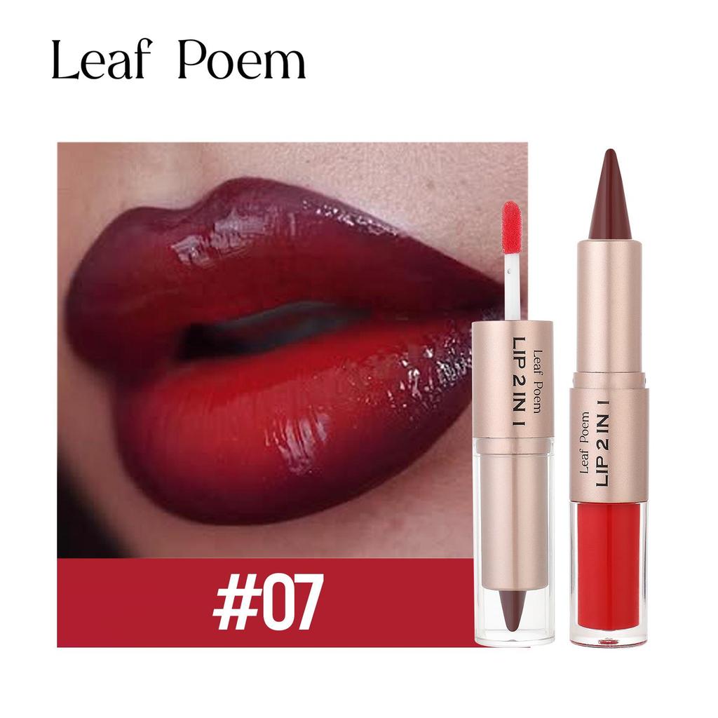 Matita Contorno Labbra Nera Marrone Conica Doppia Testa Specchio Lucidalabbra Rimpolpante Gloss Labbra Cristallino Tinta Labbra Rosse Sexy Trucco