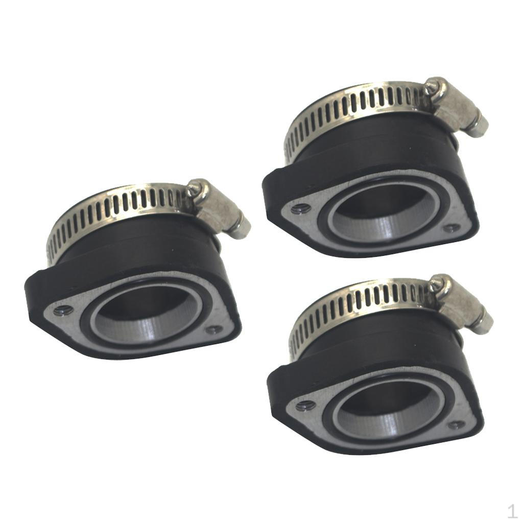Buy 3x28mm Carb Carburetor Intake Pipe Adapter Manifold Boot for Mikuni