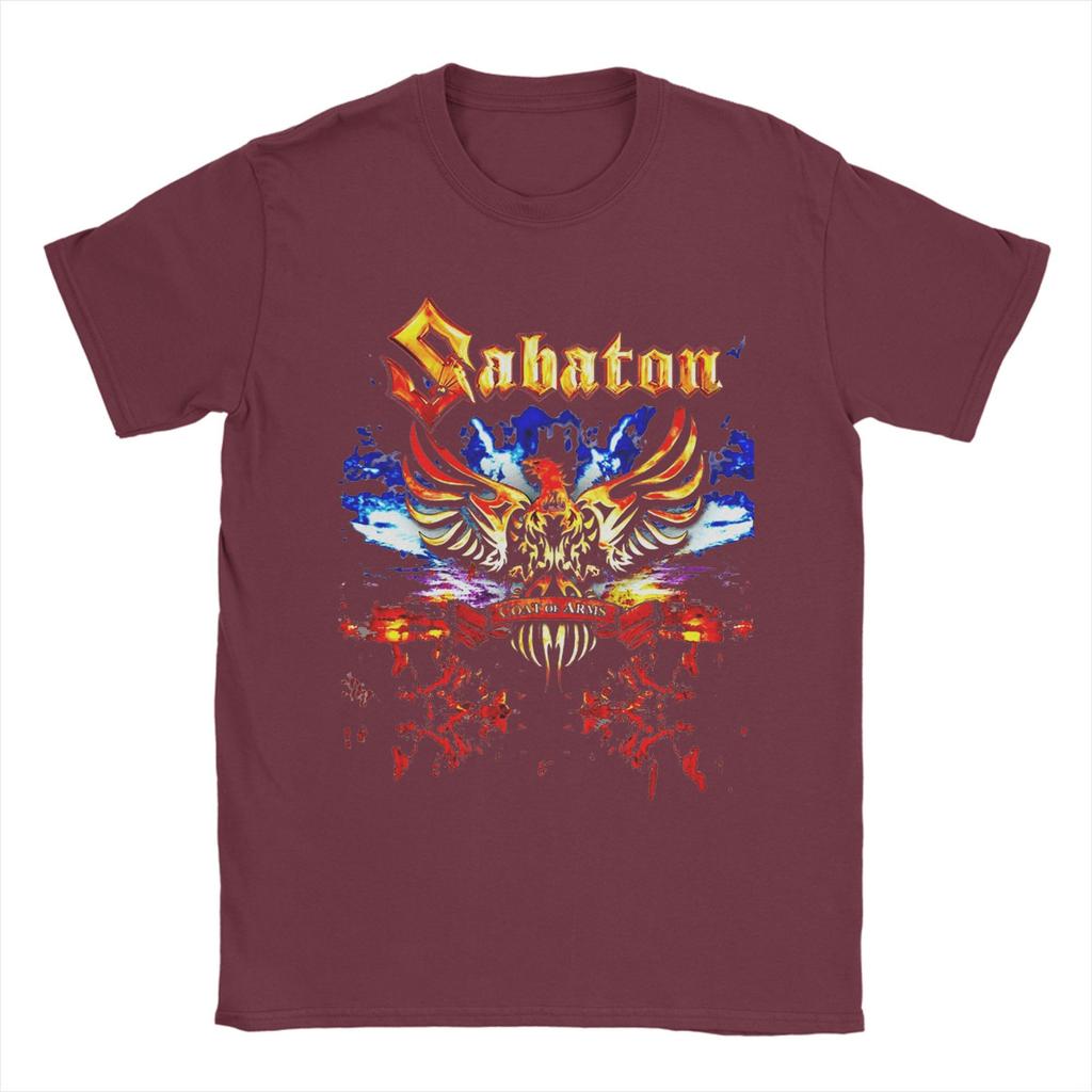 Mens Womens S-Sabatoned Trending Cool Gifts Metal Band  Shirt Cotton Graphic Tee Shirts  Top Clothing