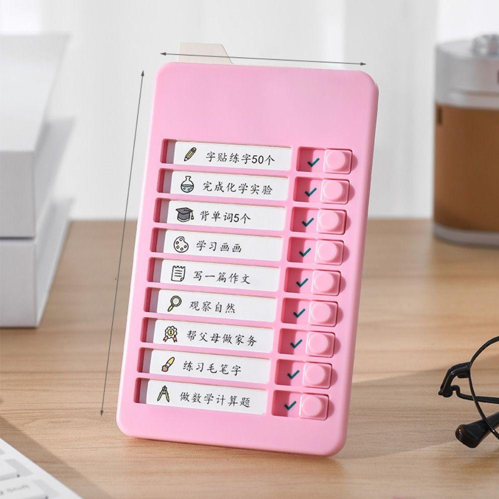 Panda Good Habit Punch Card Capybara Self-discipline Punch Card  Student Stationery Supplies