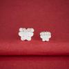 S925 Sterling Silver Mini Butterfly Spacer Beads for DIY Crystal Bracelets