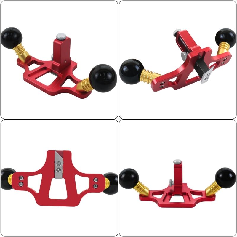 Router Plane Aluminum Handheld Woodworking Tool Line Shoulder Planing Cutting Depth Control Suitable for Joinery