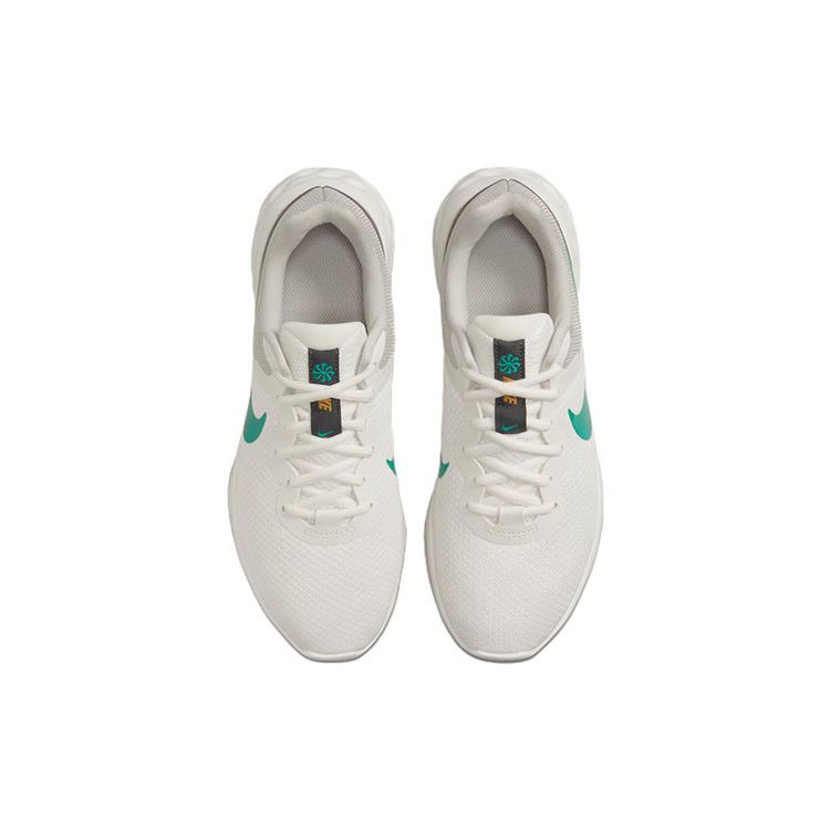 Nike  Revolution 6 Next Nature Phantom Neptune Green Women Sneakers White Light-Iron-Ore Dark-Smoke-Grey DC3729-008