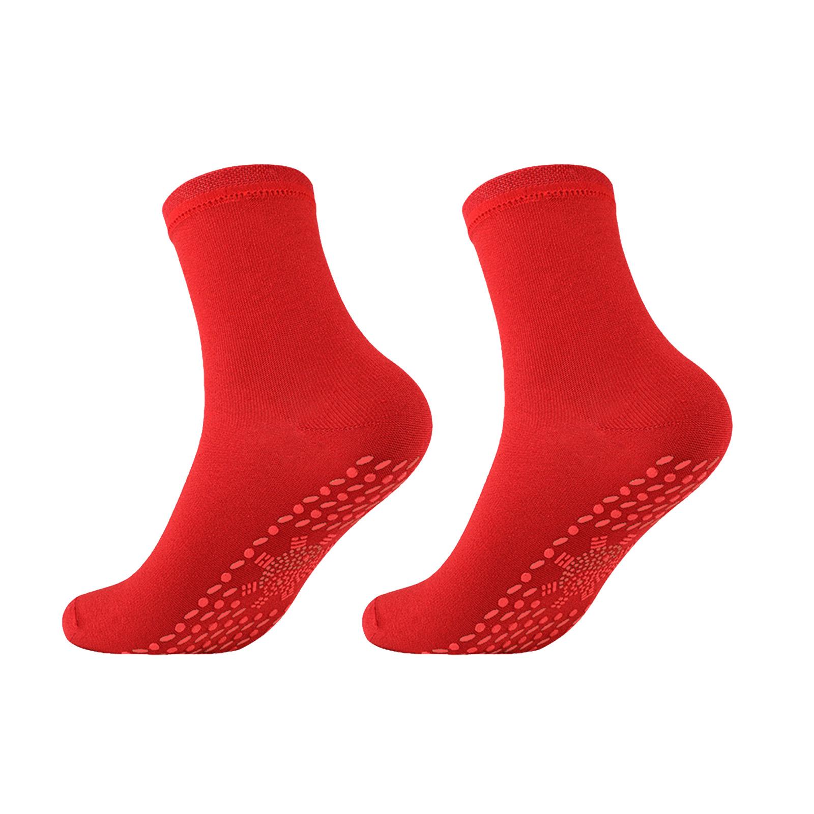 1 пара мужских и женских нескользящих самонагревающихся носков — фото 8