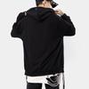 Felpa con cappuccio casual gotica Harajuku Y2K Streetwear High Street Felpa con cappuccio da uomo Retro Zip Up Manica lunga Giacca larga Cappotti