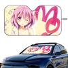 To Love Ru Anime Car SunShade Windshield Foldable Three-layer Insulation Sunshade By Suction Cup Blocks UV Rays Sun