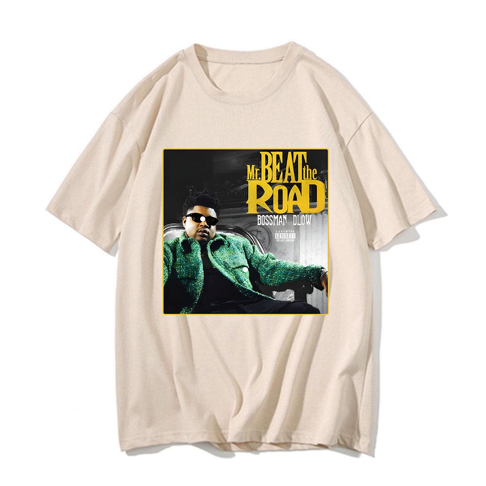 BossMan Dlow Pattern printed T-shirt Hip HopShort sleeved men women Tee-shirt new fashionable cotton Tshirt Fan Creative Gifts