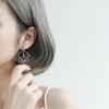Japanese and Long Strip One-word Stick Triangular Round Square Long Geometric Earrings Simple Personalized Creative Stud Earrings