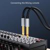Aux Guitar Cable 6.5mm Jack To 3.5mm Audio Cable Splitter Stereo Sound Cord for Laptop, Mixer, Speaker