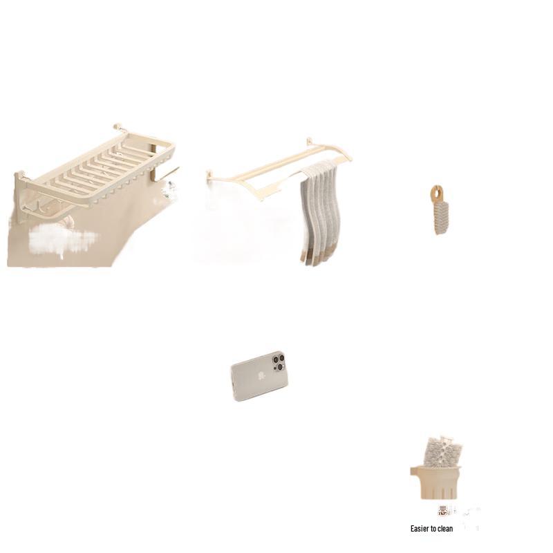 Cream Style Space Aluminum Bathroom Hardware Set
