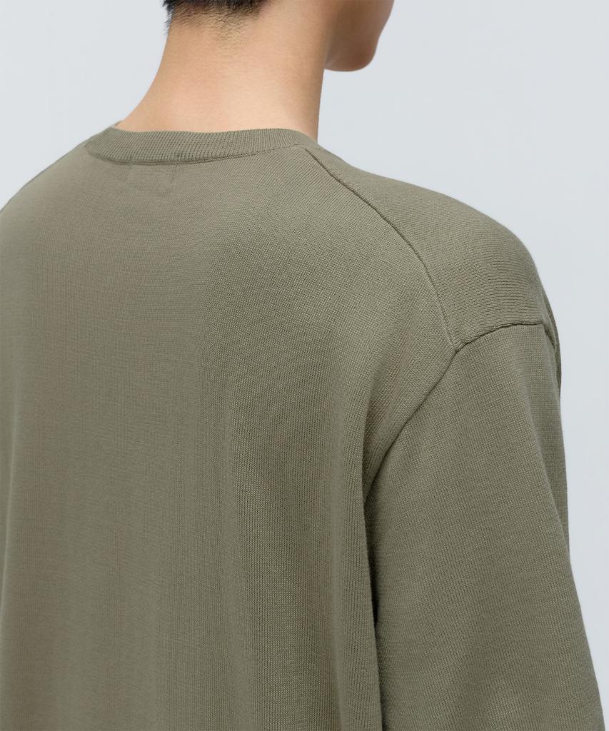 MUSINSA STANDARD Washable Supima Cotton Crew Neck Short Sleeve Knit [Sage]