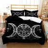 Triple Moon And Pentagram Duvet Cover Comforter Bedding Sets Soft Quilt Cover And Pillowcasesfor Teens Single Double Queen King