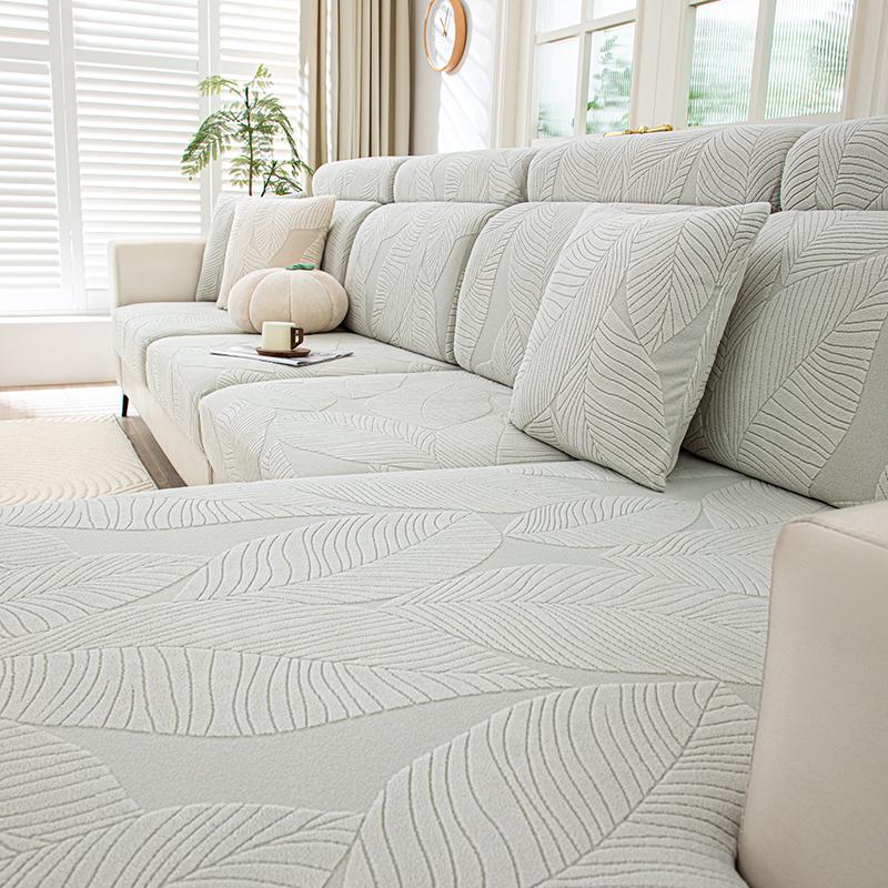 Thick Fabric Sofa Cushion Cover Soft Elastic Chair Seat Cover Washable Wear-Resistant Furniture Protector Sectional Couch Cover