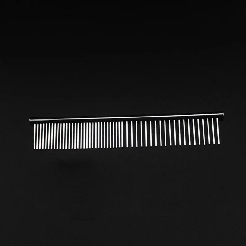 Stainless Steel Dog Comb Long Thick Hair Fur Removal Brush 16/19cm Pets Dog Cat Grooming Dematting Combs for Shaggy Dogs