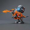 52TOYS BEASTBOX BB-46PR & BB-02CR PYROMANCER & CRYOMANCER 2-Pack, Transforming Cube to Dinosaur Figures, Painted Articulated Action Toys, Battery-Free