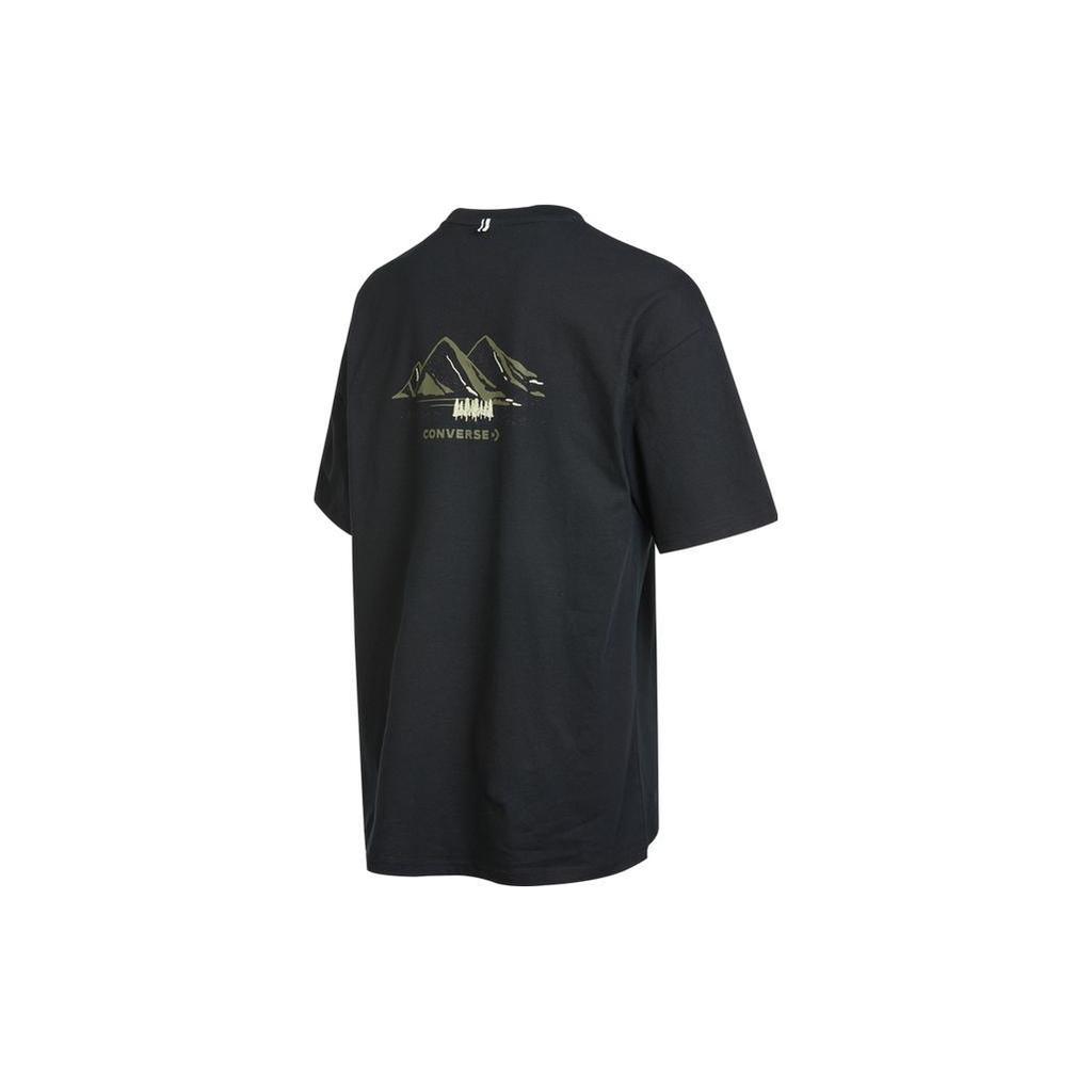 Converse Go Outdoor T Shirt Men's Black 10024357-A02