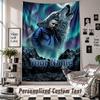 Wall Hanging Tapestry With Custom Name & Text, Kontra K Decorative Tapestry For Bedroom