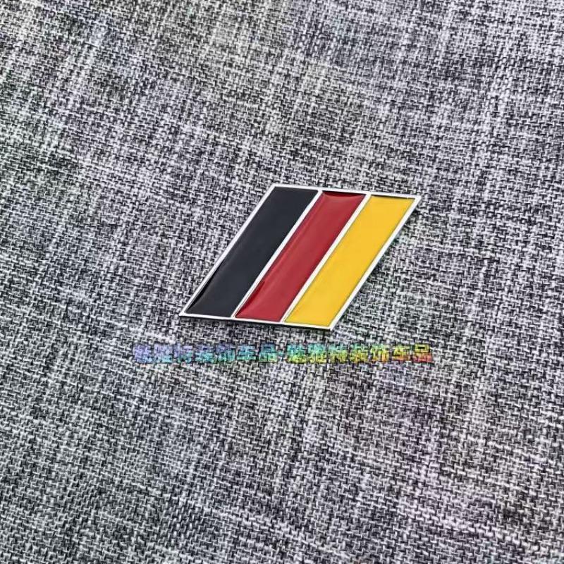 3D creative solid color block decorative scratch cover rear badge stickers for modified car fenders suitable for German French and Italian vehicles