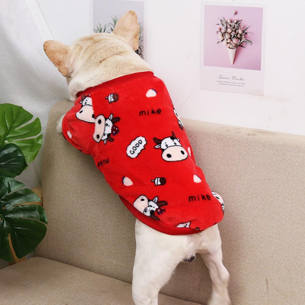 Autumn and Winter Christmas Elk Medium Large Dog Puppy Dog Cat Pet Supplies Cat Feet Dog Clothes