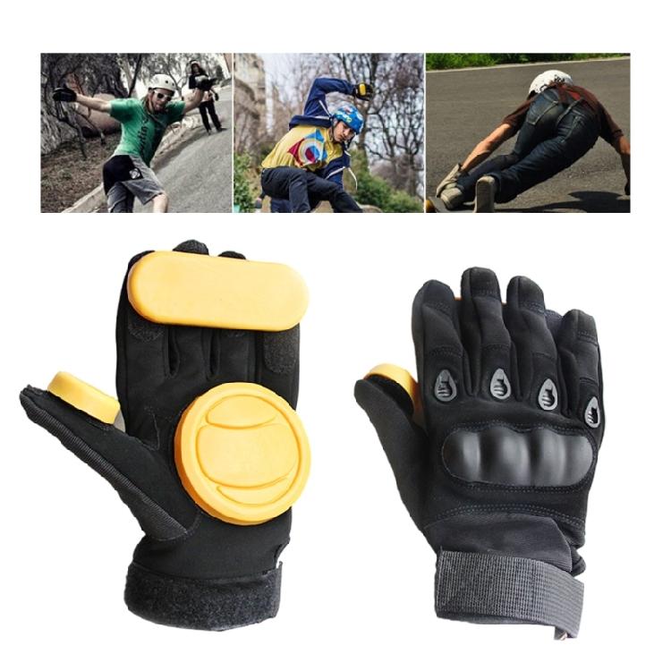 Longboards Protective Slide Gloves Protectors Downhill Longboarding Skate Gloves with Slider Pucks Unisex Skateboard Gloves