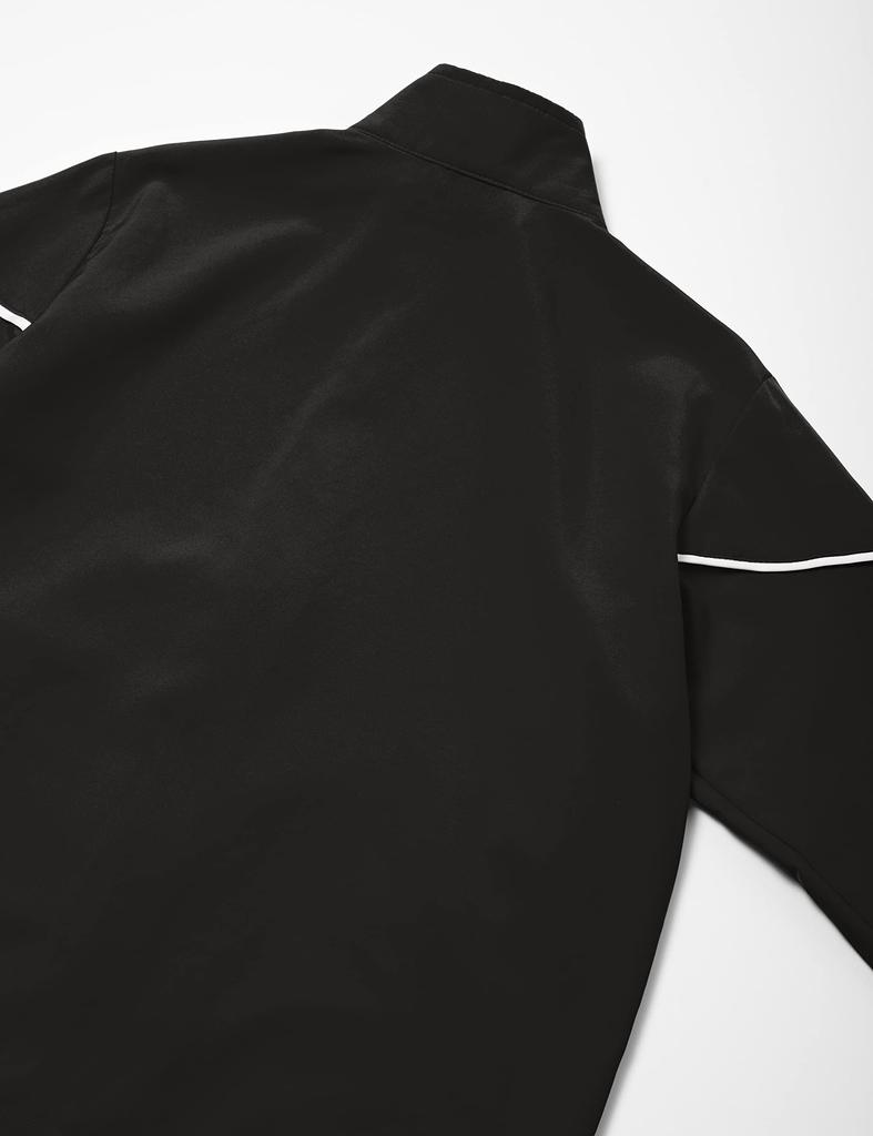 Puma JR Training TEAMRISE Woven 2024 Black and White Size 120 Boys' Jacket, Fall/Winter Colors (03),