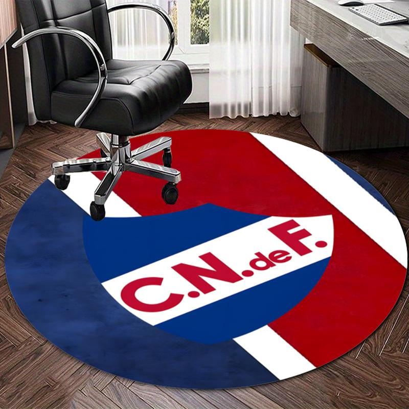 Personalized Club Nacional de Football Round Chair Office Rug - Perfect for Mat, Office Chair & More - Ideal Gift for Birthdays and Holidays
