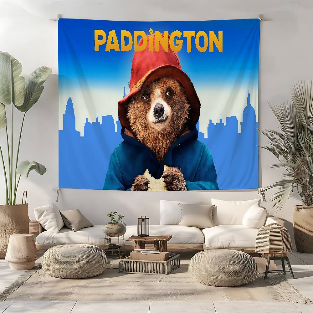 PPaddington Bear Tapestry Customizable Tapestries Of Various Styleswall Hangings Celebrity Photo Printingwall Hangings