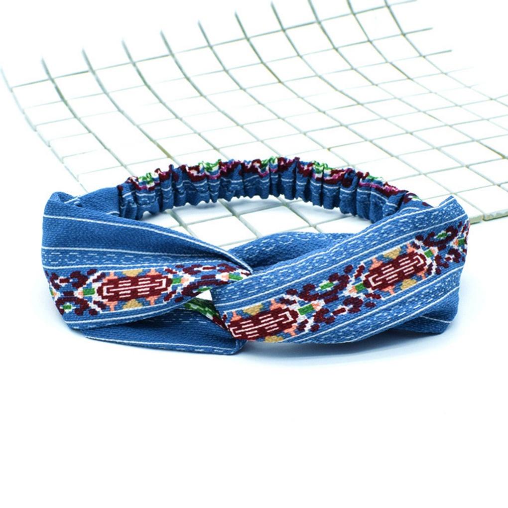 Women's Twisted Bandana Hairband 6-piece Set Headband Pattern Bandana