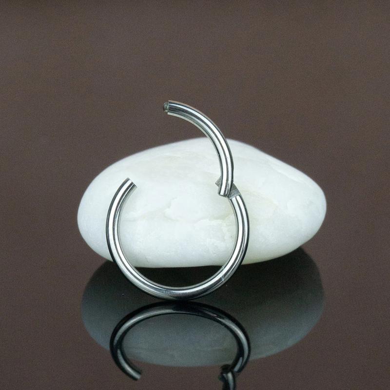 10/50 Stück G23 Titan Nasenring 16G 18G 20G Scharnier Clicker Segment Septum Ring Damen Herren Ohrknorpel Ohrring Piercing Schmuck