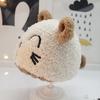 Winter Warm Baby Boys Girls Hat Scarf Cute Knitted Hats Toddlers Cartoon Hats