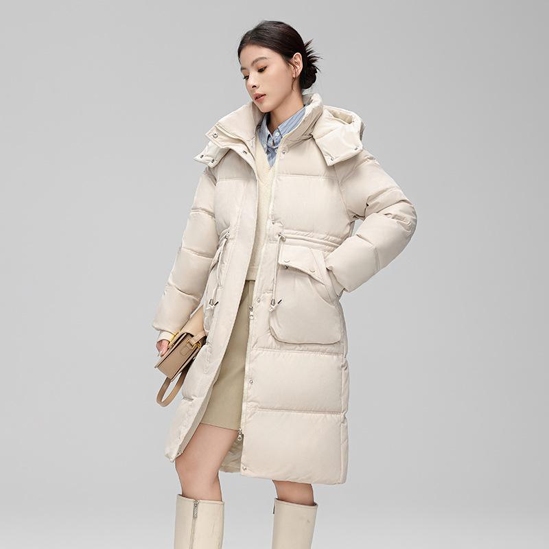 Women's New Winter Down Cotton Coat, Mid-length, Versatile, Thickened, Loose, Slimming Winter Coat