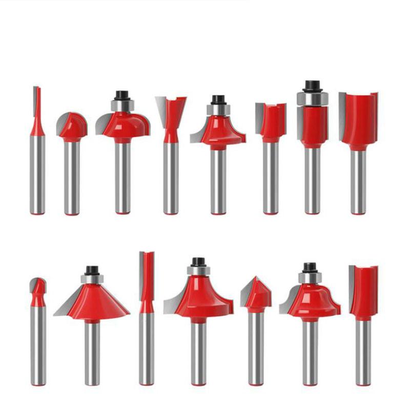 6mm Schaft Holzbearbeitung Bit Set Holz Trimmen Gerade Fräser Holz Arbeits Router Werkzeuge