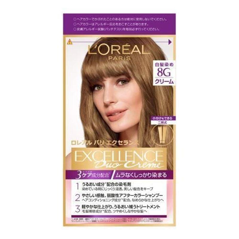 L'Oreal Paris Excellence Hair Dye R Cream Type 8G