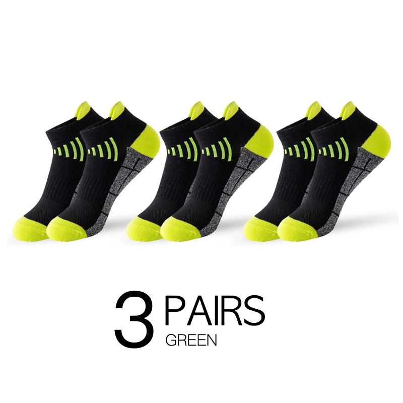 HSS 3Pairs Organic Cotton Women Socks Ankle Breathable Run Sports Sock Black Pink Casual Athletic Summer Thin Men Short Sokke