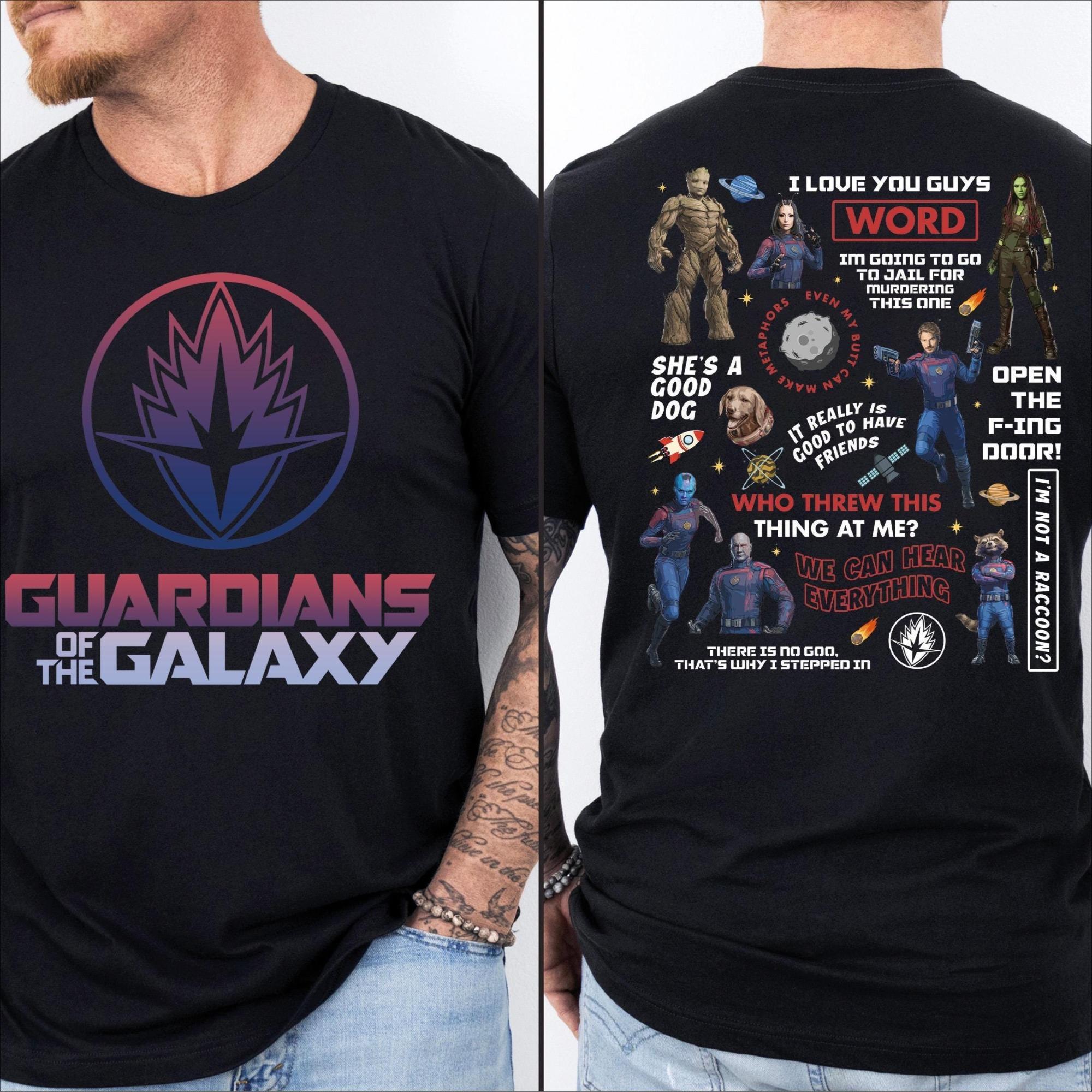 Guardians of The Galaxy Superhero Vintage Fan Unisex ONeck Tshirt Sweatshirt for Men Women Fashion Tee Summer Men Clothing M