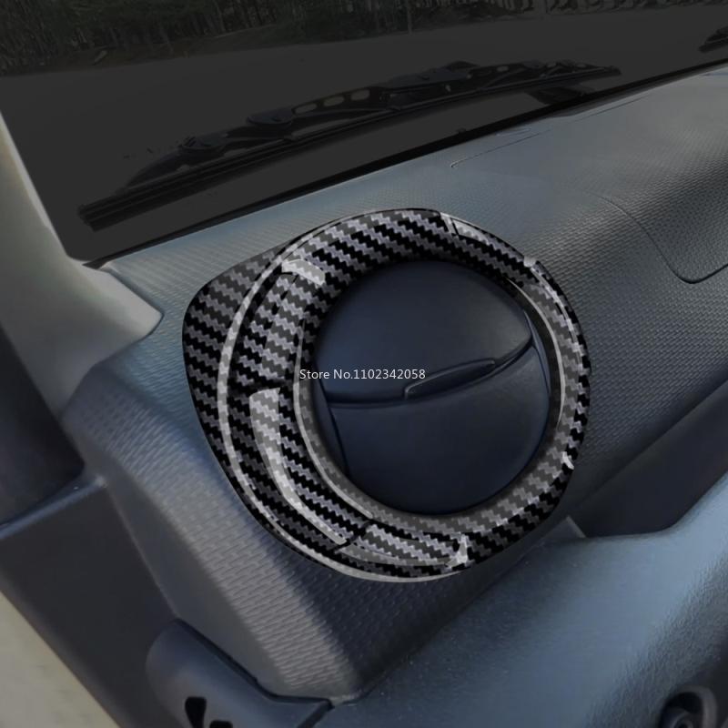 For Suzuki Jimny Nomade -2025 ABS carbonfiber door handle bowl window rise switch gear Handbrake AC vent Navigation cover