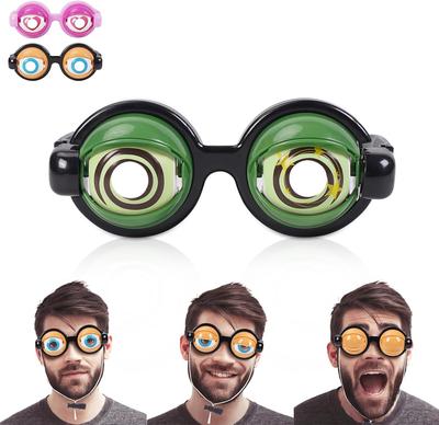 Lunettes amusantes avec des yeux, lunettes de soleil amusantes pour adultes, lunettes comiques pour adultes, lunettes loufoques et folles à grands yeux, accessoires de jouets pour fête d'enfants.