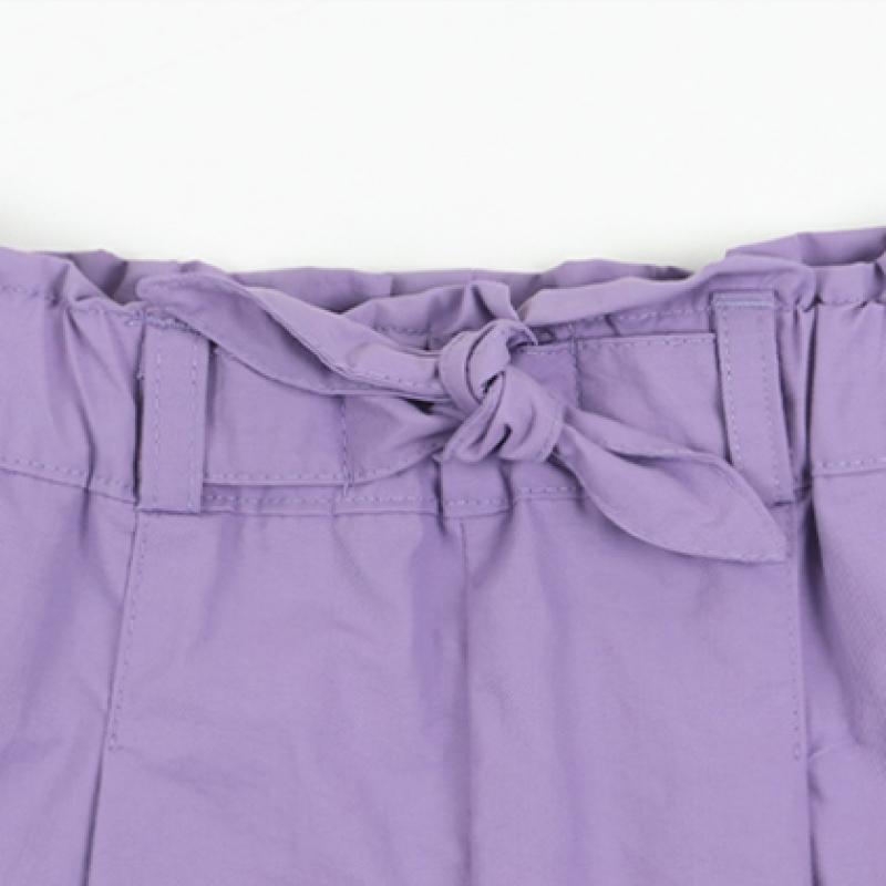 New Balance Kids Girls Waist Point Shorts Purple