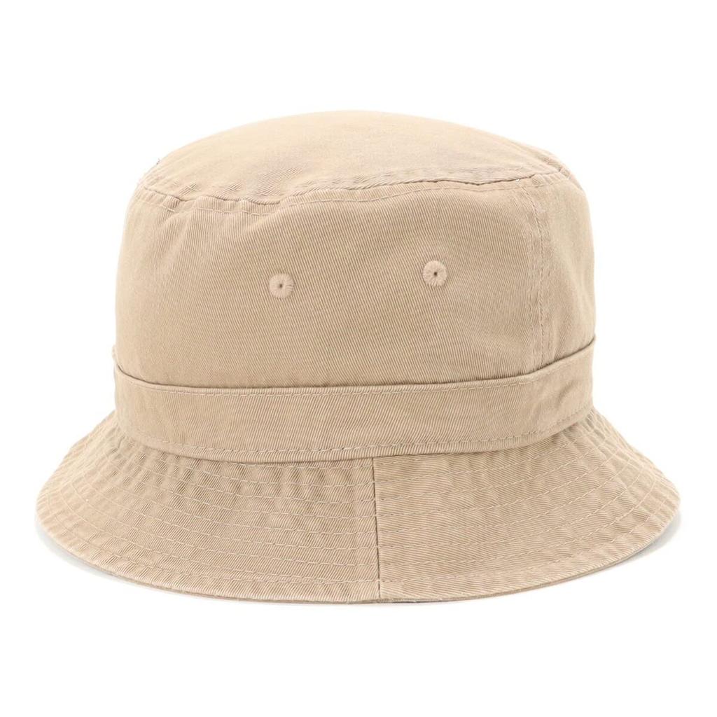 [New Era] Bucket Hat, Washed Cotton, Khaki, SM, BUCKET-02 WC KHA SR 25J