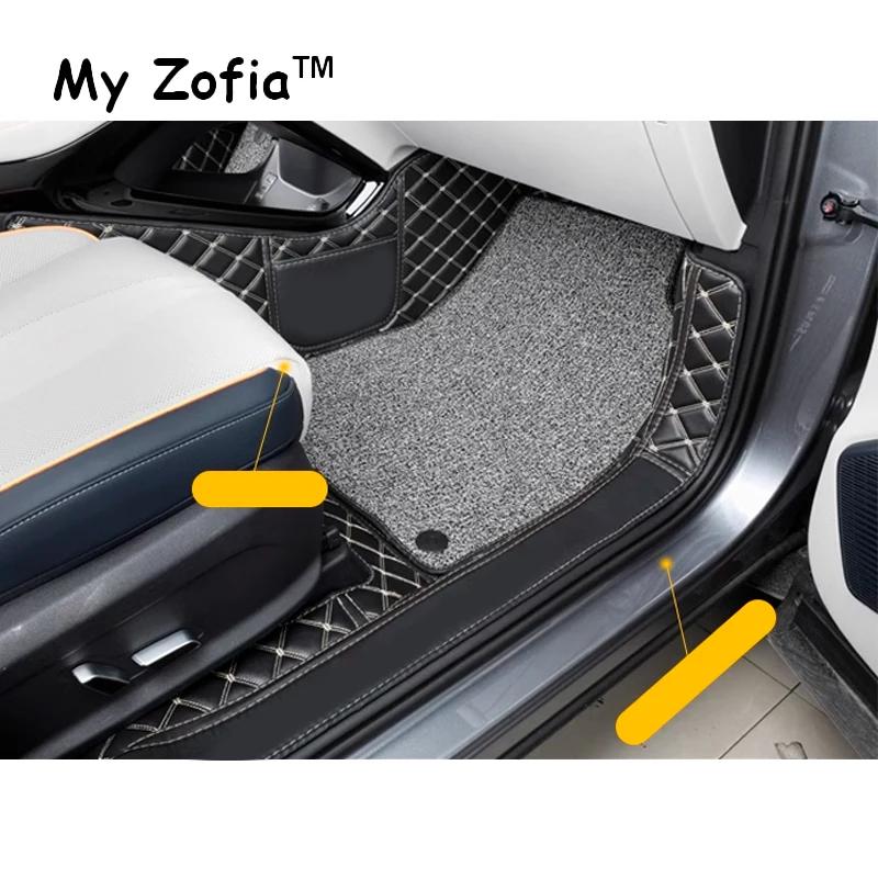 For BYD Seal U Sealion 6 Song Plus 2024 2025  Car Floor Mats Carpet PU Leather Foot Pad Interior Floorliner Auto Accessories