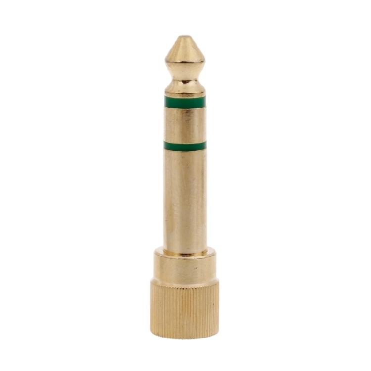 Portable 6.35mm to 3.5mm Socket Adapter Headphone Adapter 1/4 inch to 1/8 inch