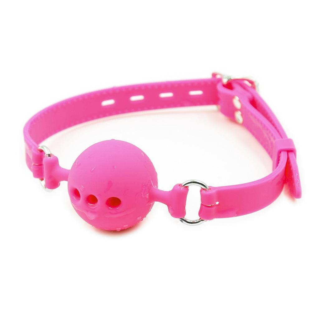 Silicone Mouth Gag SM Restraint Toys Breathable Mouth Plugs Ball Gag Adjustable Belt Mouth Sex Toy For Adult SM Games Erotic 18+